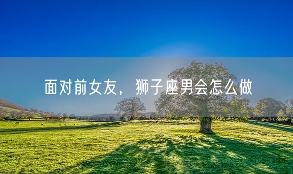 面对前女友，狮子座男会怎么做(图1)