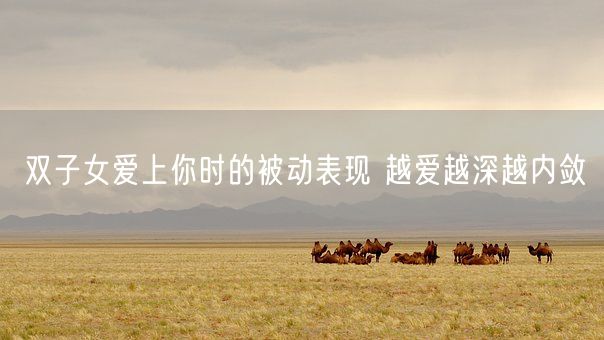 双子女爱上你时的被动表现 越爱越深越内敛(图1) 双子女爱上你时的被动表现 越爱越深越内敛(图1)
