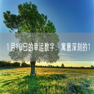 1月10日的幸运数字：寓意深刻的1