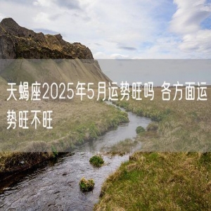 天蝎座2025年5月运势旺吗 各方面运势旺不旺