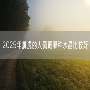 2025年属虎的人佩戴哪种水晶比较好