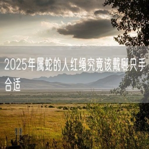 2025年属蛇的人红绳究竟该戴哪只手合适