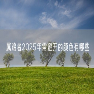 属鸡者2025年需避开的颜色有哪些
