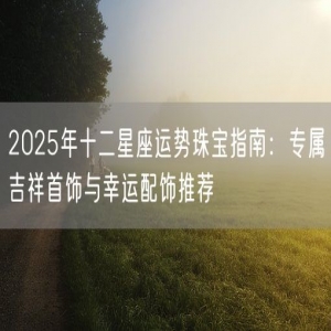 2025年十二星座运势珠宝指南：专属吉祥首饰与幸运配饰推荐