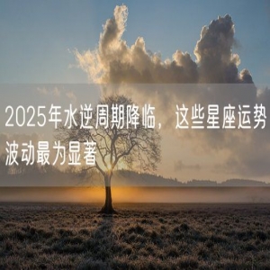 2025年水逆周期降临，这些星座运势波动最为显著