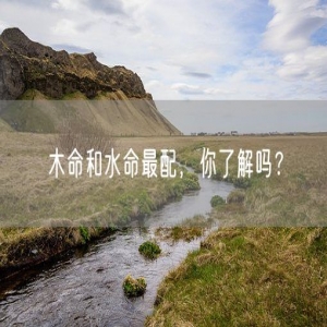 木命和水命最配，你了解吗？