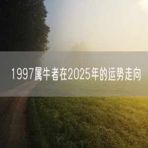 1997属牛者在2025年的运势走向