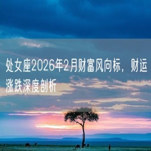处女座2026年2月财富风向标，财运涨跌深度剖析
