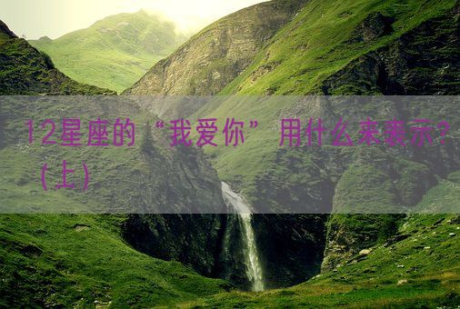 12星座的“我爱你”用什么来表示？（上）(图1)