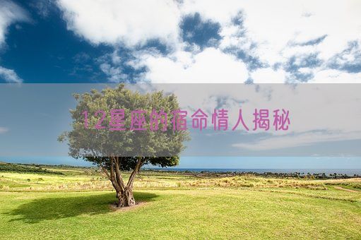 12星座的宿命情人揭秘(图1)
