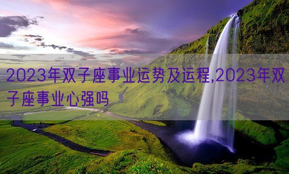 2023年双子座事业运势及运程,2023年双子座事业心强吗(图1)