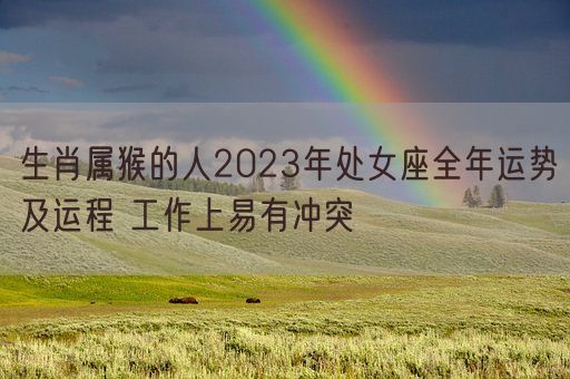 生肖属猴的人2023年处女座全年运势及运程 工作上易有冲突(图1)