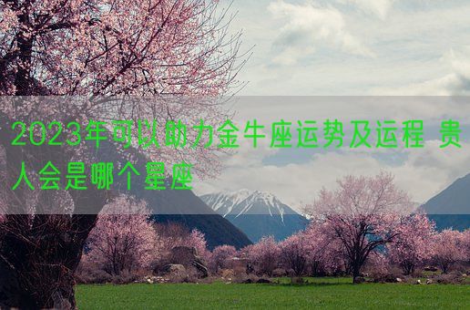 2023年可以助力金牛座运势及运程 贵人会是哪个星座(图1)