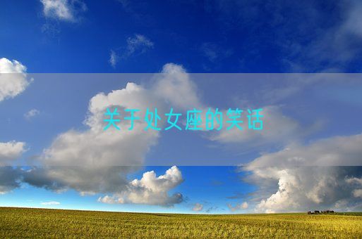 关于处女座的笑话(图1)