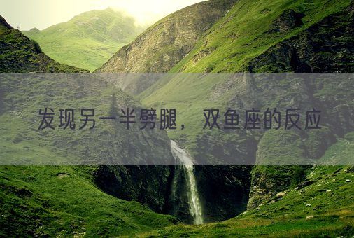 发现另一半劈腿，双鱼座的反应(图1)