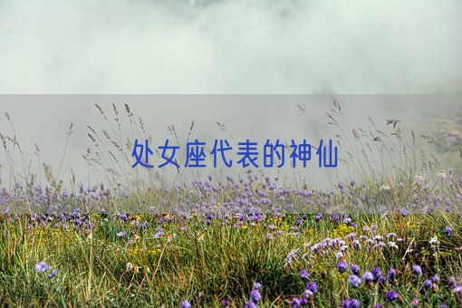 处女座代表的神仙(图1)