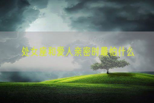 处女座和爱人亲密时最怕什么(图1)