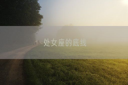 处女座的底线(图1)