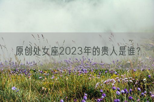 原创处女座2023年的贵人是谁？(图1)