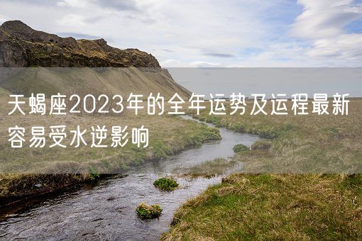 天蝎座2023年的全年运势及运程最新 容易受水逆影响(图1)