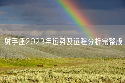 射手座2023年运势及运程分析完整版(图1)