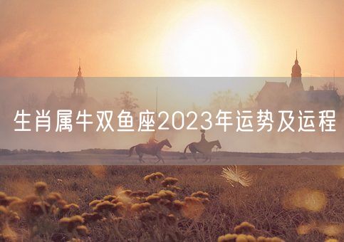 生肖属牛双鱼座2023年运势及运程(图1)