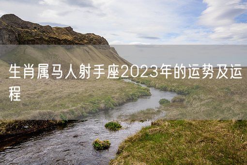 生肖属马人射手座2023年的运势及运程(图1)