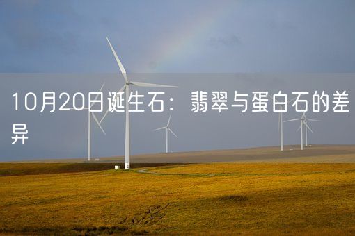 10月20日诞生石：翡翠与蛋白石的差异(图1)