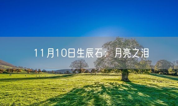 11月10日生辰石：月亮之泪(图1)