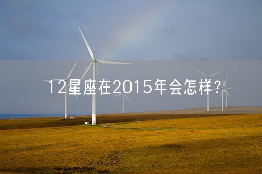 12星座在2015年会怎样？(图1)