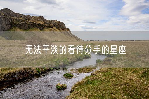 无法平淡的看待分手的星座(图1)