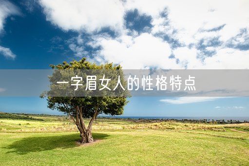 一字眉女人的性格特点(图1)