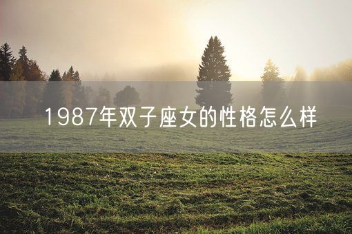 1987年双子座女的性格怎么样(图1)