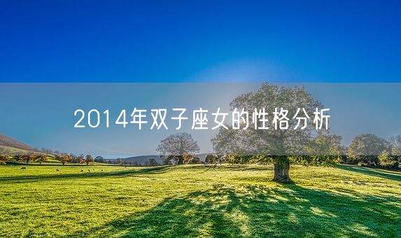 2014年双子座女的性格分析(图1)