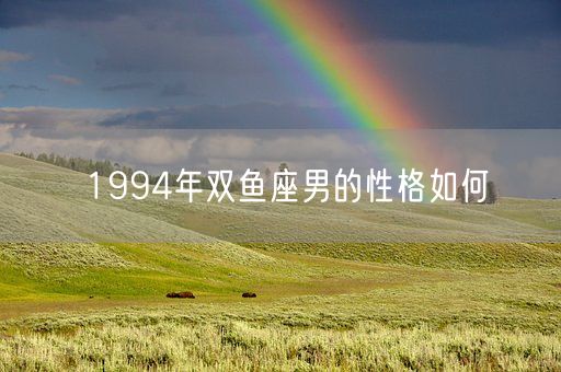 1994年双鱼座男的性格如何(图1)