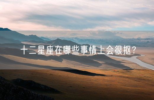 十二星座在哪些事情上会很抠？(图1)