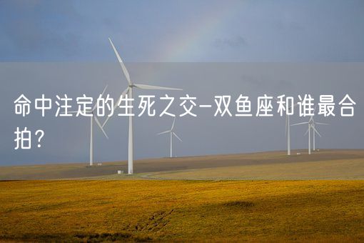 命中注定的生死之交-双鱼座和谁最合拍？(图1)