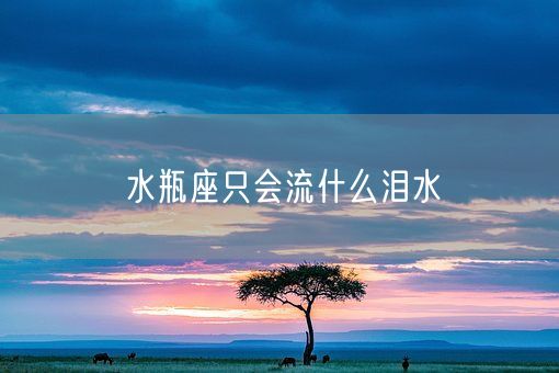 水瓶座只会流什么泪水(图1)