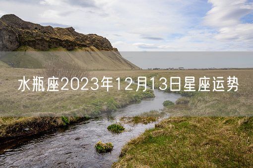 水瓶座2023年12月13日星座运势(图1)