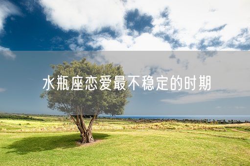 水瓶座恋爱最不稳定的时期(图1)