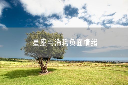 星座与消耗负面情绪(图1)