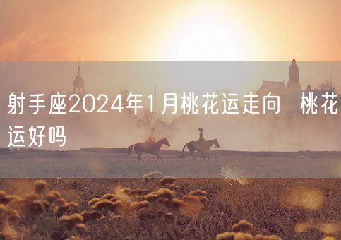 射手座2024年1月桃花运走向  桃花运好吗(图1)