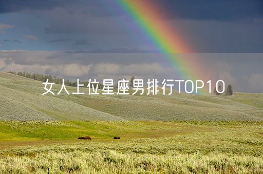 女人上位星座男排行TOP10(图1)