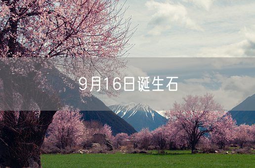 9月16日诞生石(图1)