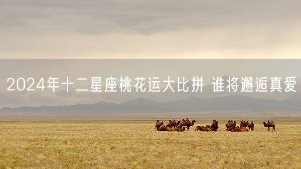 2024年十二星座桃花运大比拼 谁将邂逅真爱(图1)