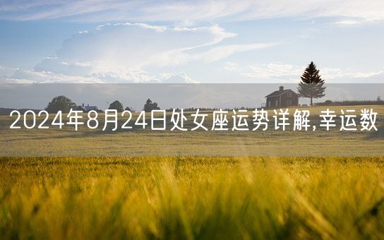 2024年8月24日处女座运势详解,幸运数(图1)