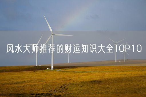 风水大师推荐的财运知识大全TOP10(图1)