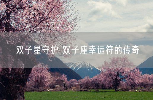 双子星守护 双子座幸运符的传奇(图1)