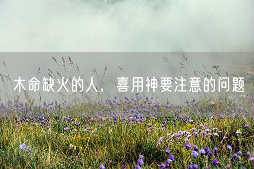 木命缺火的人，喜用神要注意的问题(图1)