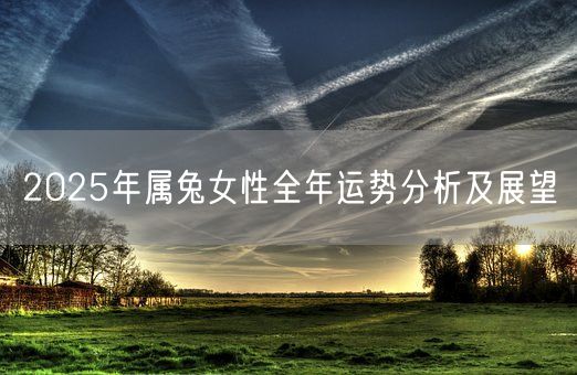 2025年属兔女性全年运势分析及展望(图1)